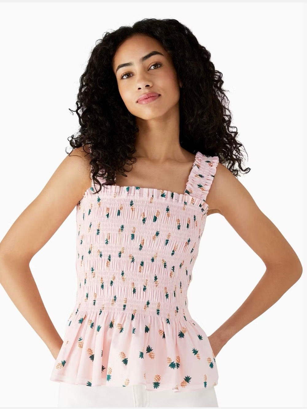 Pineapple Smock Shirt